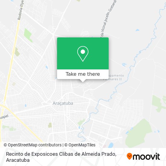 Mapa Recinto de Exposicoes Clibas de Almeida Prado