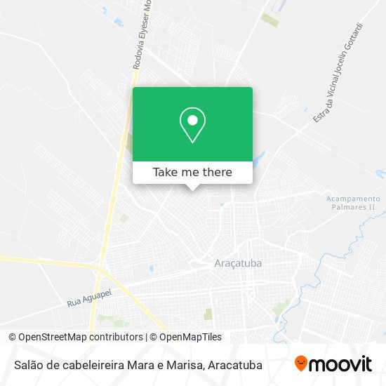 Salão de cabeleireira Mara e Marisa map