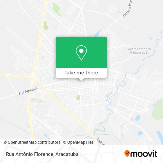 Rua Antônio Florence map