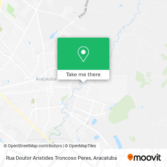 Rua Doutor Aristides Troncoso Peres map