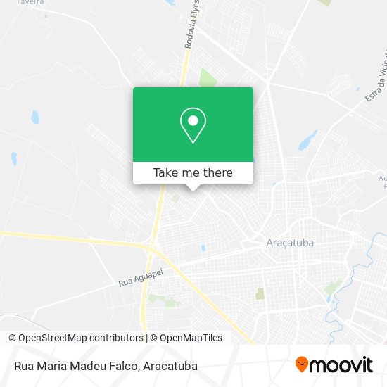 Mapa Rua Maria Madeu Falco