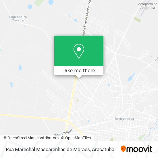 Mapa Rua Marechal Mascarenhas de Moraes