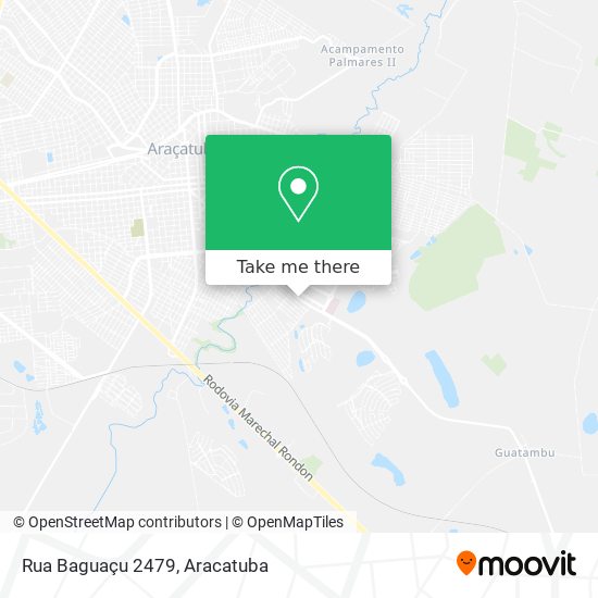 Rua Baguaçu 2479 map