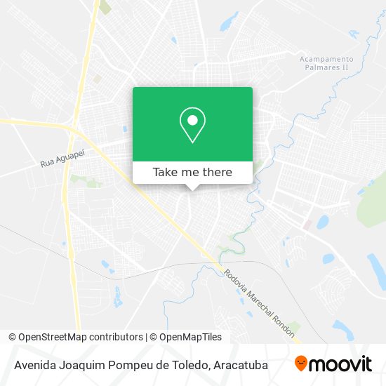 Avenida Joaquim Pompeu de Toledo map