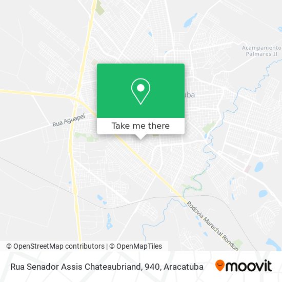 Rua Senador Assis Chateaubriand, 940 map