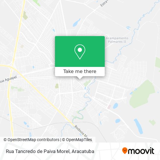 Rua Tancredo de Paiva Morel map