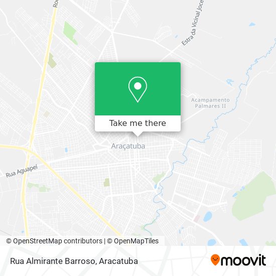 Mapa Rua Almirante Barroso