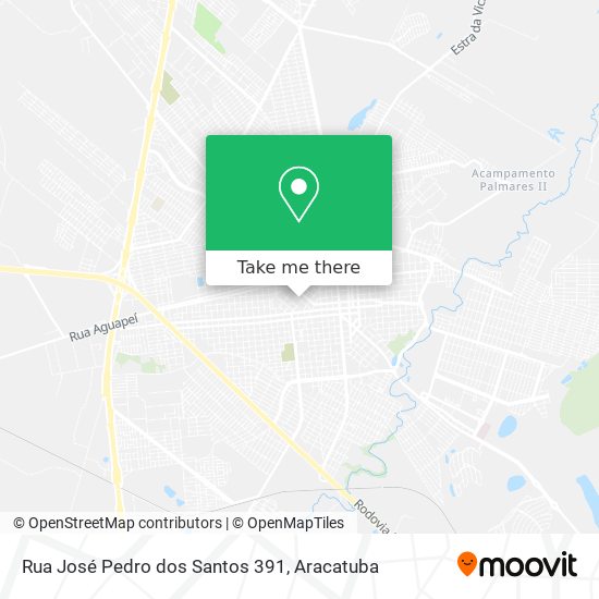 Rua José Pedro dos Santos 391 map