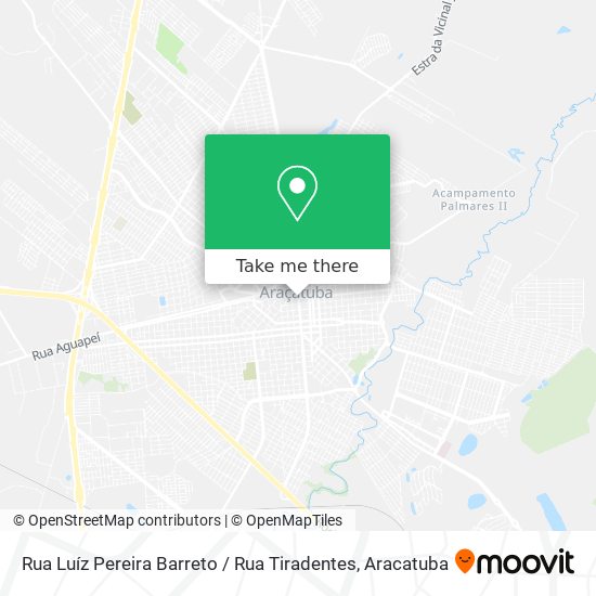 Rua Luíz Pereira Barreto / Rua Tiradentes map