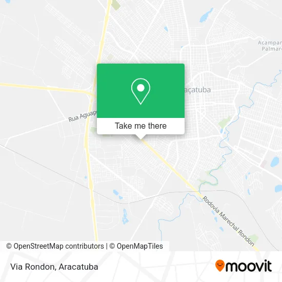 Via Rondon map
