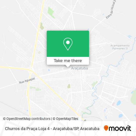 Churros da Praça Loja 4 - Araçatuba / SP map