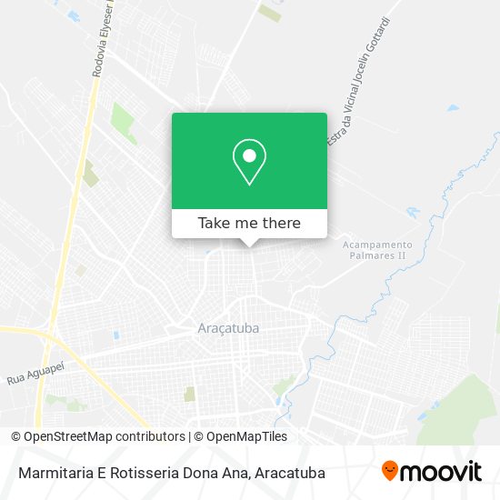 Mapa Marmitaria E Rotisseria Dona Ana