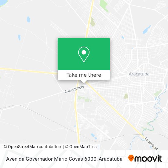 Mapa Avenida Governador Mario Covas 6000