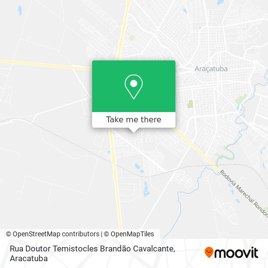 Mapa Rua Doutor Temistocles Brandão Cavalcante