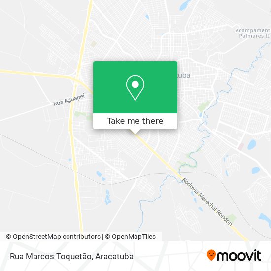 Rua Marcos Toquetão map
