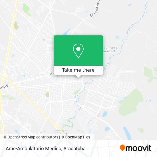 Ame-Ambulatório Médico map