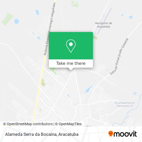 Alameda Serra da Bocaina map