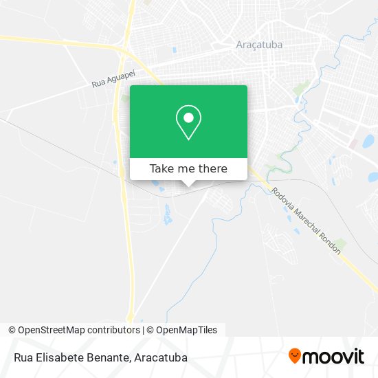 Rua Elisabete Benante map