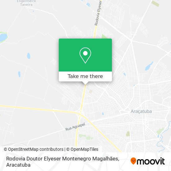 Rodovia Doutor Elyeser Montenegro Magalhães map