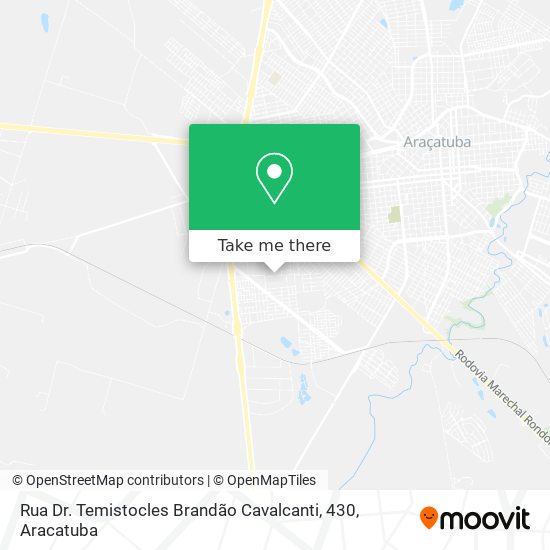 Mapa Rua Dr. Temistocles Brandão Cavalcanti, 430