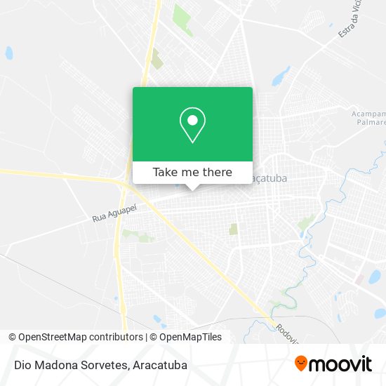 Dio Madona Sorvetes map