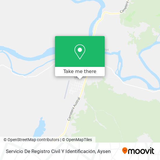 Mapa de Servicio De Registro Civil Y Identificación