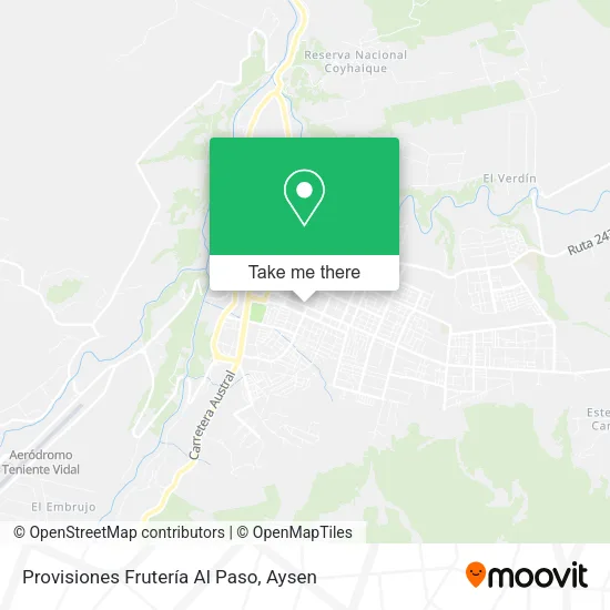Provisiones Frutería Al Paso map