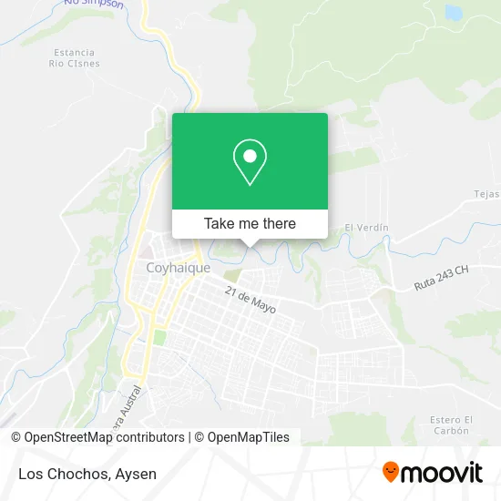 Los Chochos map