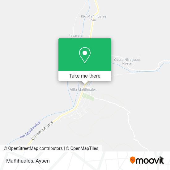 Mapa de Mañihuales