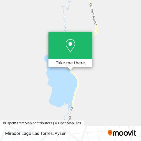 Mirador Lago Las Torres map