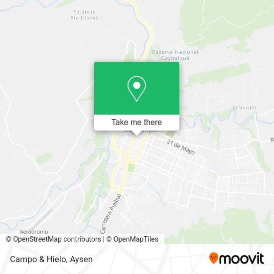 Campo & Hielo map