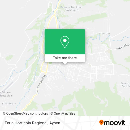 Feria Horticola Regional map