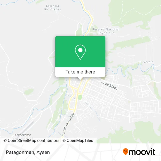 Patagonman map