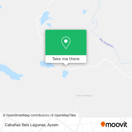 Mapa de Cabañas Seis Lagunas