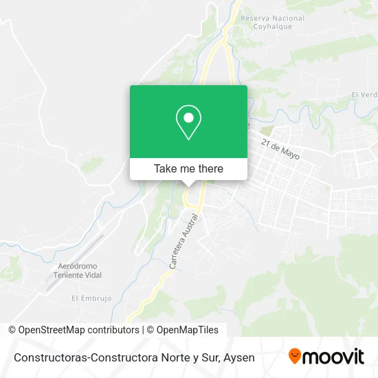 Mapa de Constructoras-Constructora Norte y Sur