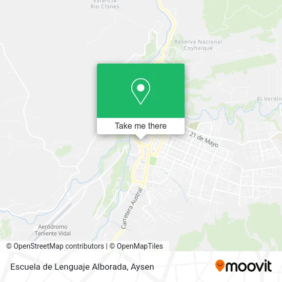 Escuela de Lenguaje Alborada map