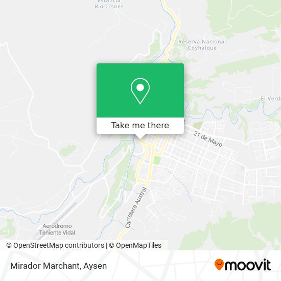 Mapa de Mirador Marchant