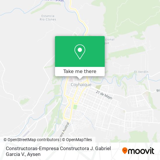 Constructoras-Empresa Constructora J. Gabriel Garcia V. map