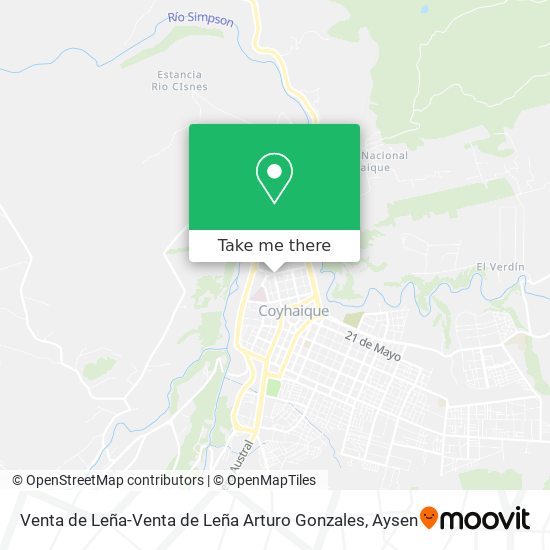 Venta de Leña-Venta de Leña Arturo Gonzales map