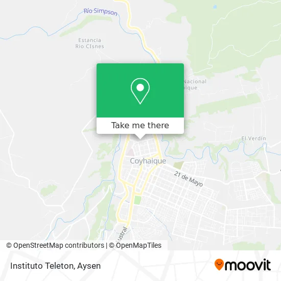 Instituto Teleton map