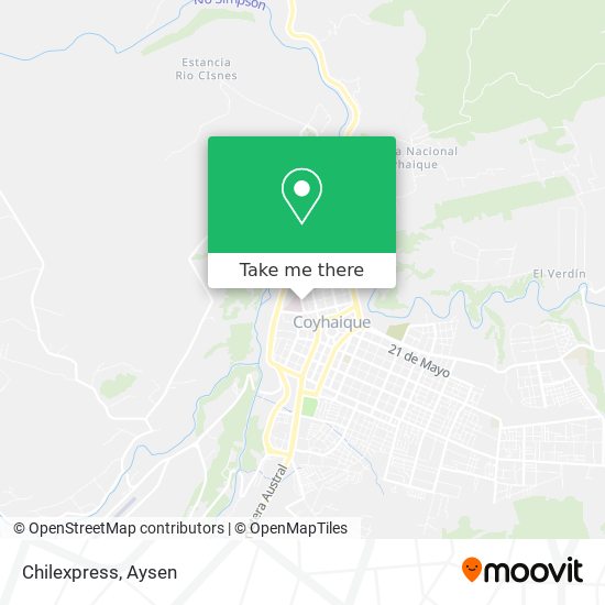 Mapa de Chilexpress