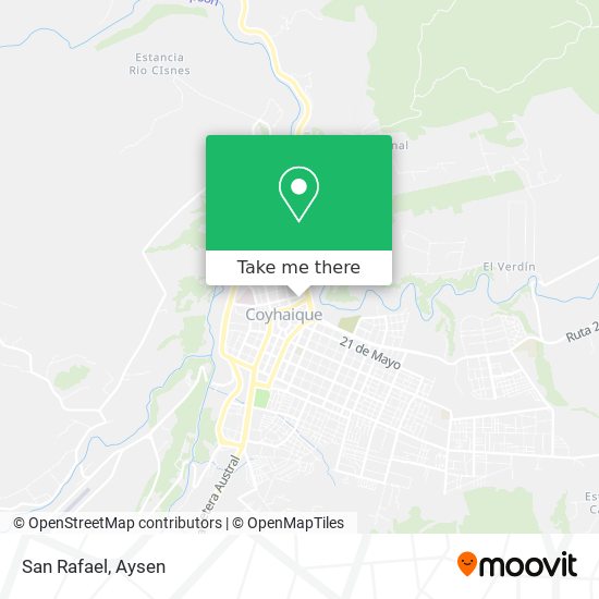 San Rafael map