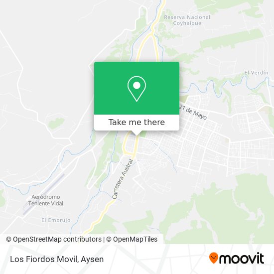 Mapa de Los Fiordos Movil