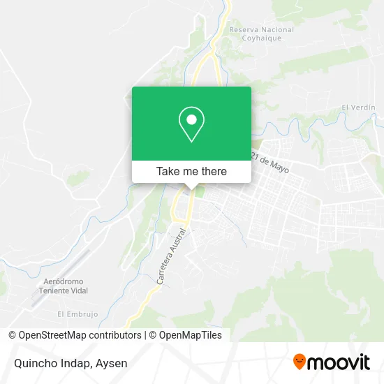Mapa de Quincho Indap