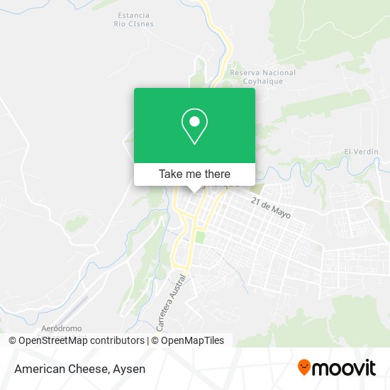 American Cheese map