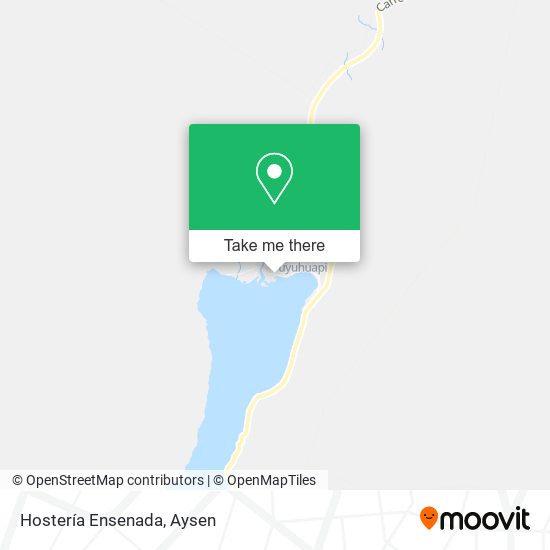 Hostería Ensenada map