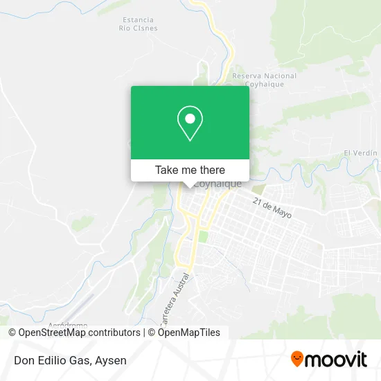 Mapa de Don Edilio Gas