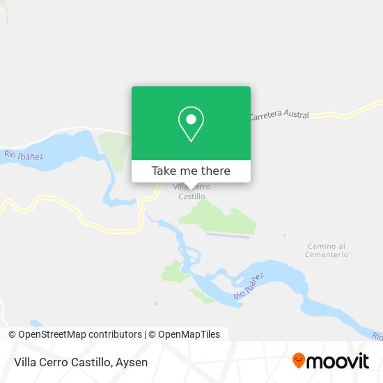 Mapa de Villa Cerro Castillo