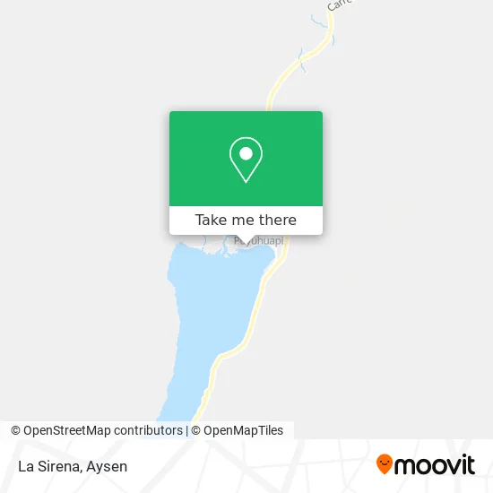 La Sirena map