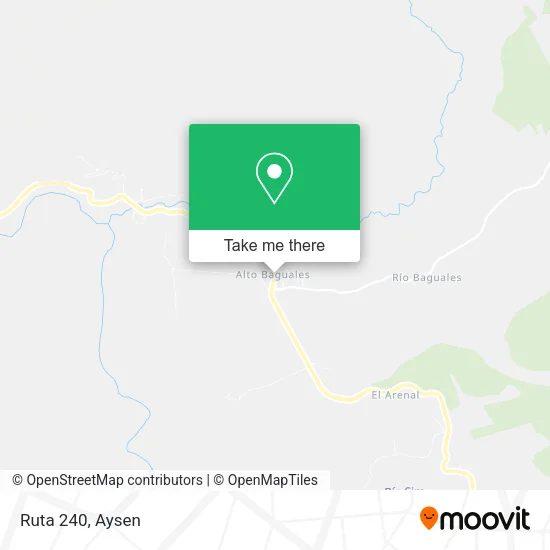 Ruta 240 map